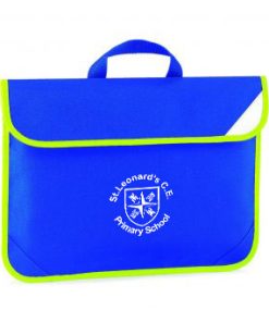 St. Leonards Enhanced visibility royal blue book bag (no strap) - QD452