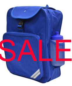 St. Leonards Royal Blue Embroidered Backpack - Juniors Only