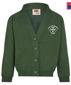 Trinity & St. Michael's Bottle Green Cardigan (DL854)