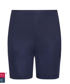 Bretherton Endowed C.E.  Girls Navy Fitted Sports Shorts DL908