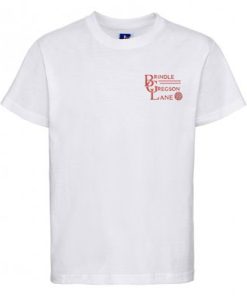 Brindle Gregson Lane White PE T-Shirt (180B)