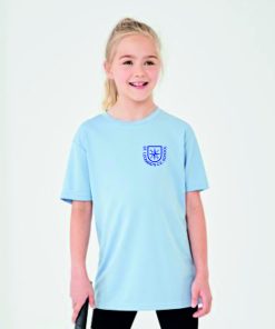 St.Leonard's C.E. School - Cooltex Sky Blue PE T-Shirt (JC001B)